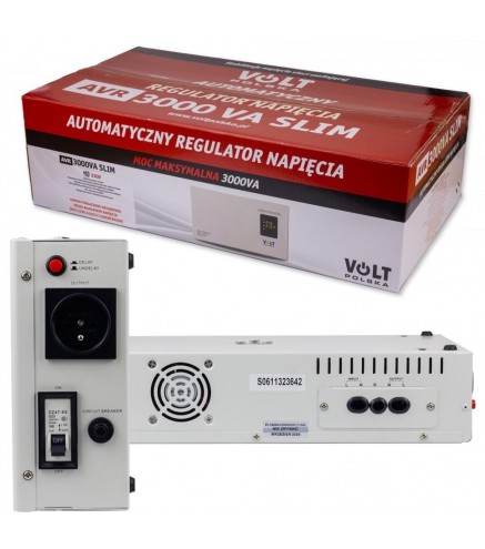 Stabilizator napięcia Volt Polska AVR 3000VA Slim