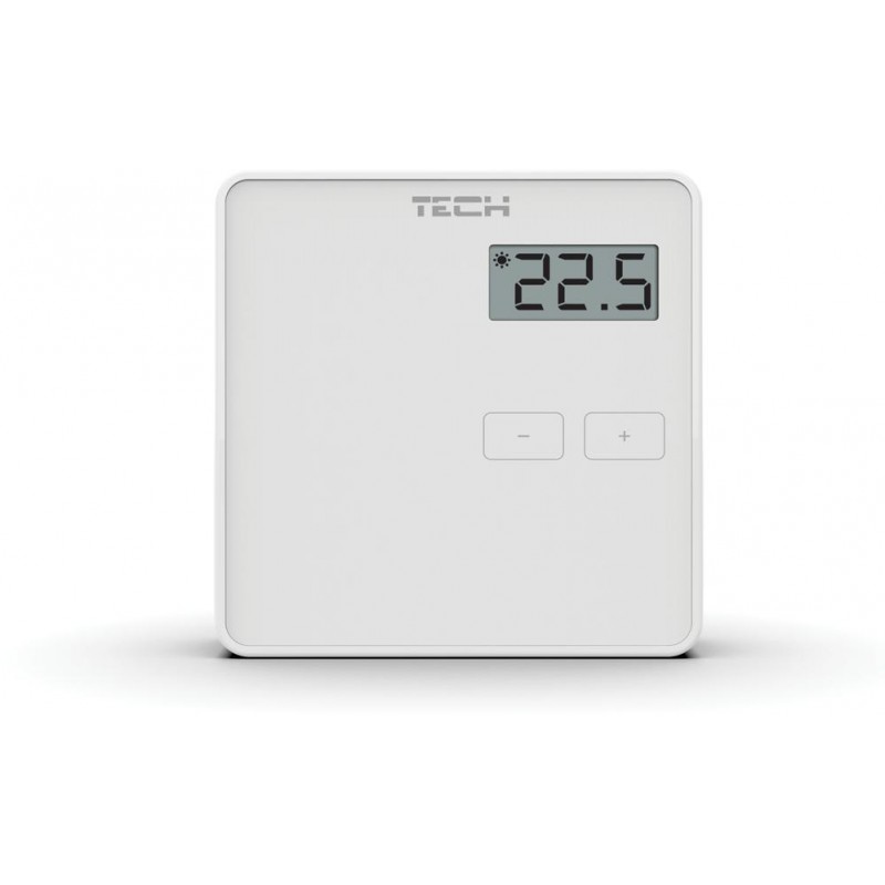 Przewodowy  dwustanowy regulator pokojowy biały ST-294v1 Tech sterowniki
