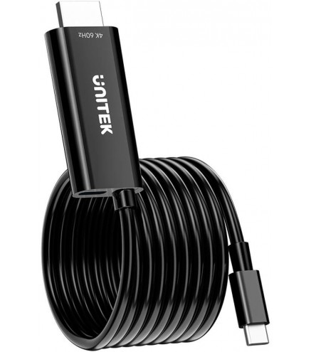 Unitek Kabel USB-C do HDMI 4K@60Hz z portem USB-C PD 100W