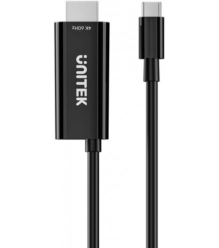 Unitek Kabel USB-C do HDMI 4K@60Hz z portem USB-C PD 100W