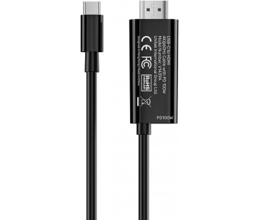 Unitek Kabel USB-C do HDMI 4K@60Hz z portem USB-C PD 100W