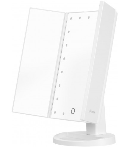 Lusterko do makijażu Humanas HS-ML04 z podświetleniem LED - biały