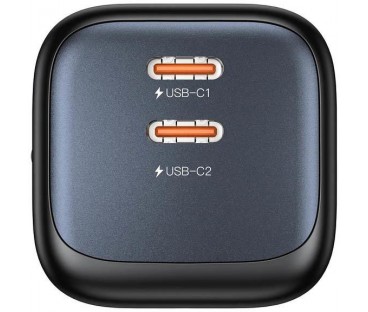 Ładowarka sieciowa Unitek GaN 45W, 2xUSB-C, PD 3.0, QC, czarna