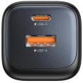 Ładowarka sieciowa Unitek GaN 20W, USB-C, USB-A, PD 3.0, czarna