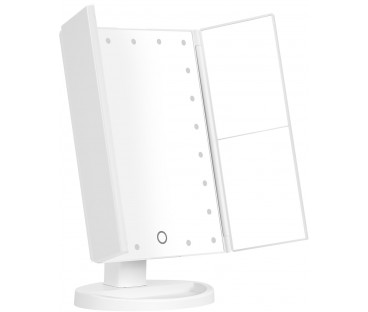 Lusterko do makijażu Humanas HS-ML04 z podświetleniem LED - biały