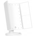 Lusterko do makijażu Humanas HS-ML04 z podświetleniem LED - biały