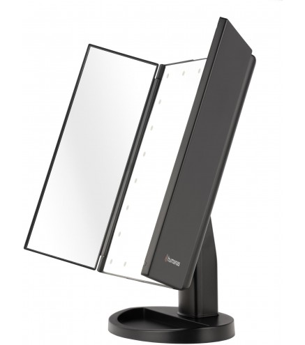 Lusterko do makijażu Humanas HS-ML04 z podświetleniem LED - czarny