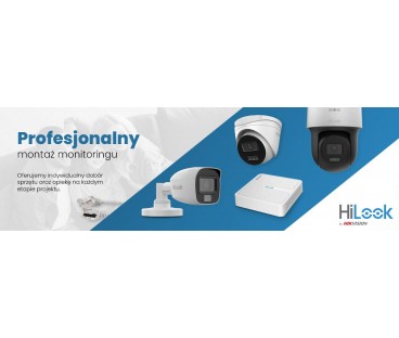 Kamera IP Hilook IPC-T241H-C Black kopułka 4MP IR20m