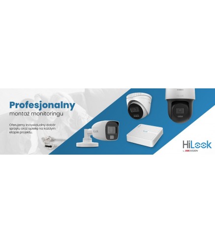 Kamera IP Hilook IPC-T241H-C Black kopułka 4MP IR20m