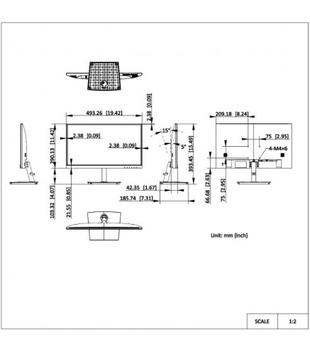 MONITOR HIKVISION DS-D5022F2-1V2S