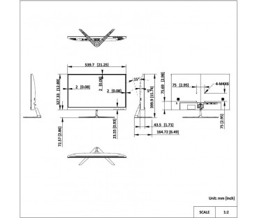MONITOR HIKVISION DS-D5024F2-BV2S