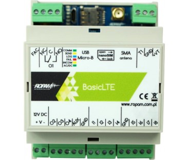 ROPAM Basic4G-D4M moduł powiadomienia i sterowania LTE (2G/4G)
