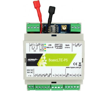 ROPAM Basic4G-PS-D4M  moduł powiadomienia i sterowania LTE (2G/4G)