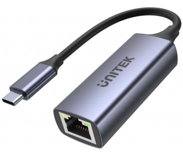 Unitek Adapter USB-C - RJ45 1Gbit LAN, PD 100W U1323A