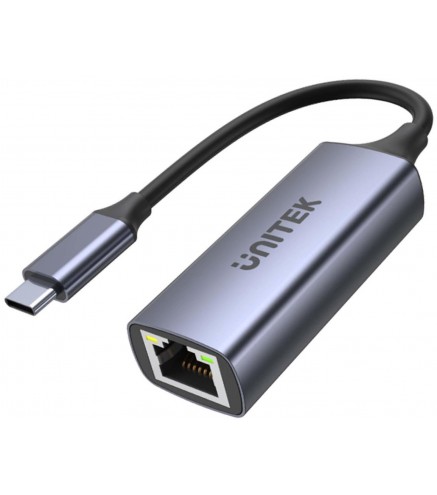 Unitek Adapter USB-C - RJ45 1Gbit LAN, PD 100W U1323A