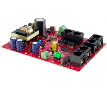Switch PoE 6 portowy ze zintegrowanym zasilaczem ATTE IPB-5-10A-OF
