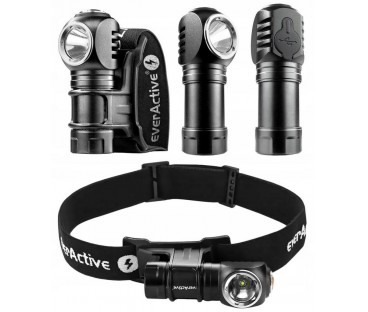 Latarka ręczna / czołowa Luminus SST20 10W LED everActive FL-55R 500 lumenów IP66