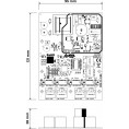 Switch PoE 6 portowy ze zintegrowanym zasilaczem ATTE IPB-5-10A-OF