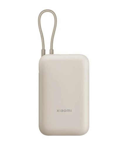 Powerbank Xiaomi 10000mAh z Wbudowanym Kablem USB-C Tan