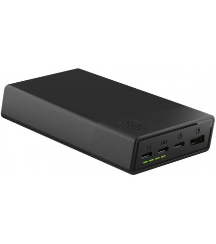 POWERBANK Green Cell PowerPlay20S 20000mAh PD 22,5W QC 3.0 3x USB-C CZARNY