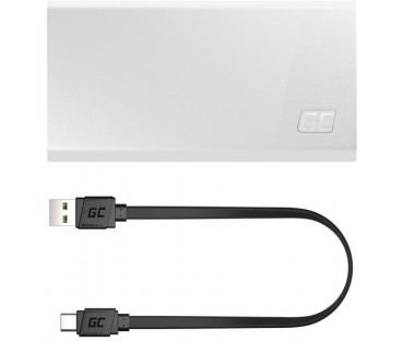 POWERBANK Green Cell PowerPlay20S 20000mAh PD 22,5W QC 3.0 3x USB-C BIAŁY