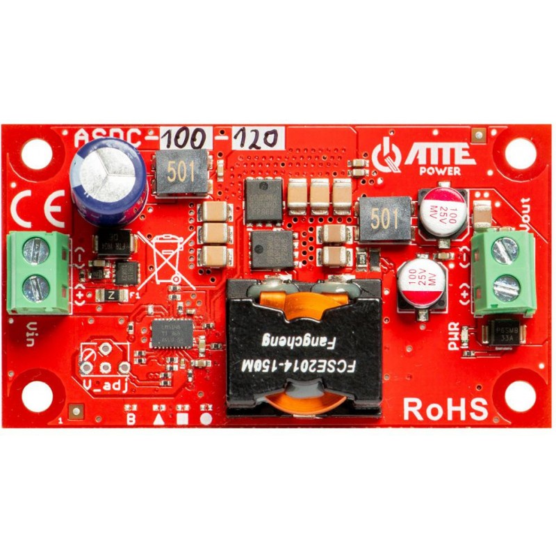 Przetwornica obniżająca napięcie do 12V 100W ATTE ASDC-100-120-OF