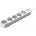 LISTWA ZASILAJĄCA Z WYŁĄCZNIKIEM Energizer 4x SCHUKO 4x USB-A 2500W 10A KABEL 2M