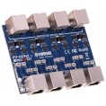 4-kanałowy moduł ogranicznika przepięć sieci LAN Gigabit Ethernet EWIMAR PTF-64-EXT/PoE
