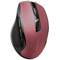 Mysz optyczna Ugreen MU006 bezprzewodowa USB 2.4GHz / Bluetooth 5.0 4000 DPI - czerwona