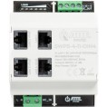 Switch PoE 4 portowy z wbudowanym zasilaczem na szynę TH35 ATTE SWPS-4-11-DIN4