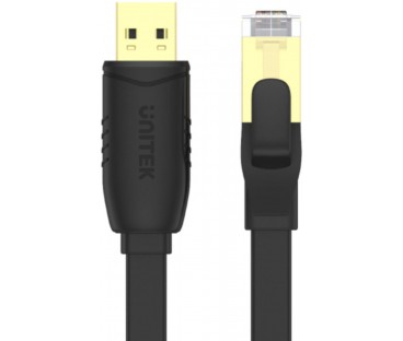 Kabel Unitek Y-SP02001B RJ-45 na USB-A konsolowy 1,8m