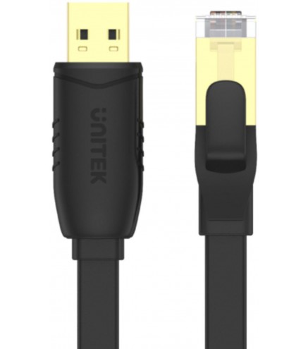 Kabel Unitek Y-SP02001B RJ-45 na USB-A konsolowy 1,8m