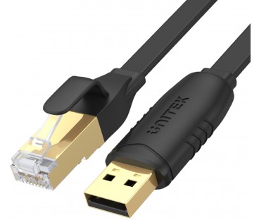 Kabel Unitek Y-SP02001B RJ-45 na USB-A konsolowy 1,8m