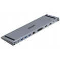 Stacja dokująca Unitek USB-C z DisplayLink 4K | 4K@30Hz | 5Gbps | PD 100W