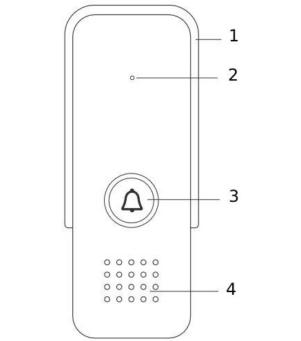 Domofon EURA ADP-24A3 biały 2 żyłowy