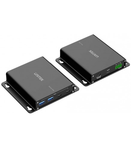 Unitek Przedłużacz USB 5 Gb/s 100 m przez Ethernet z hubem