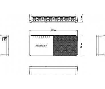 Switch Hikvision DS-3E0508D-O