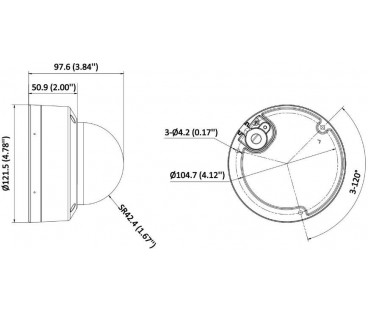 Kamera IP Hikvision DS-2CD1763G2-LIZU(2.8-12mm)