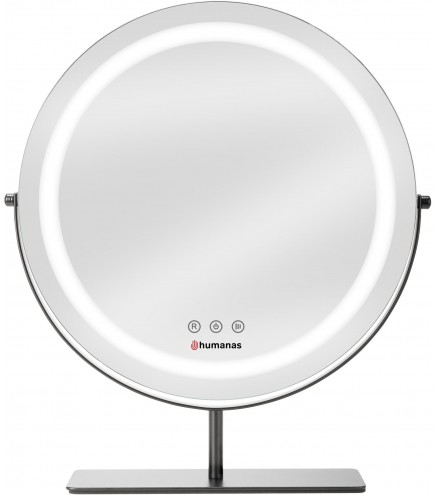 Lustro do makijażu Humanas HS-HM Scarlet z oświetleniem LED - czarny