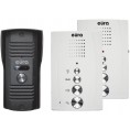 DOMOFON ''EURA'' ADP-51A3 ''DIFESA'' - 1-rodzinny, 2 unifony, interkom, biały