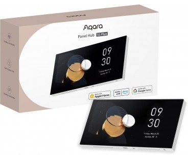 Aqara Panel Hub S1 Plus EU Biały | Panel kontrolny Smart Home | Wi-Fi, Bluetooth, Zigbee