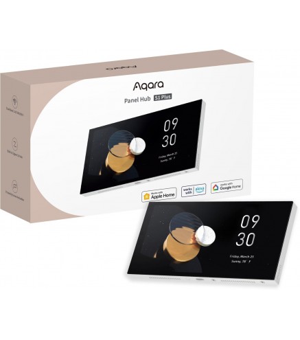 Aqara Panel Hub S1 Plus EU Biały | Panel kontrolny Smart Home | Wi-Fi, Bluetooth, Zigbee