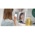 Lusterko do makijażu Humanas HS-ML04 z podświetleniem LED - czarny