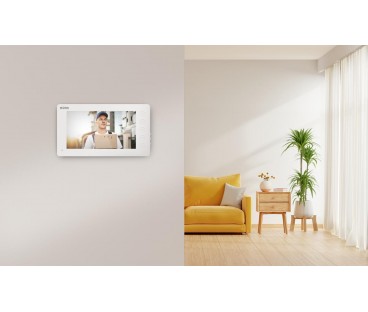 Wideodomofon EURA VDP-76A3 biały monitor