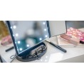 Lusterko do makijażu Humanas HS-ML04 z podświetleniem LED - czarny