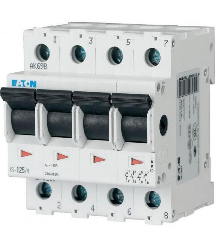 EATON ROZŁĄCZNIK IZOLACYJNY MODUŁOWY 100A 4Z 4P 4M 415V AC IS-100/4