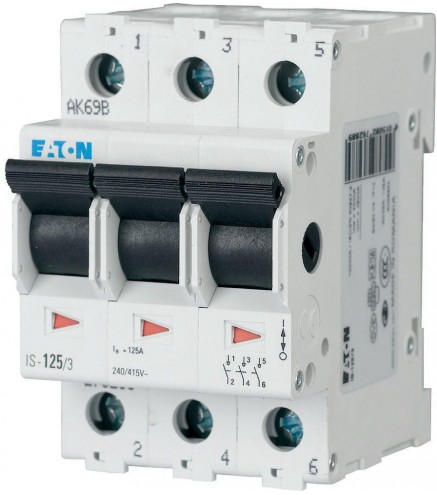 EATON ROZŁĄCZNIK IZOLACYJNY MODUŁOWY 40A 3Z 3P 3M 415V AC IS- 40/3