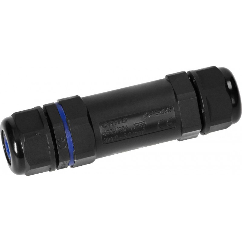 Konektor Mufa kablowa prosta IP68, M25, 3x6mm², 450V/30A OR-AE-13603