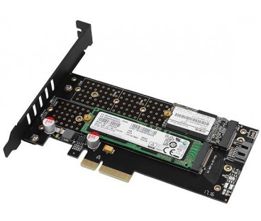 Adapter Axagon PCEM2-DC PCI-E x4 na M.2 NVMe z chłodzeniem