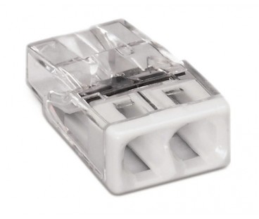 Szybkozłączka uniwersalna DRUT 2x 0,5-2,5mm2 WAGO 2273-202 100szt.